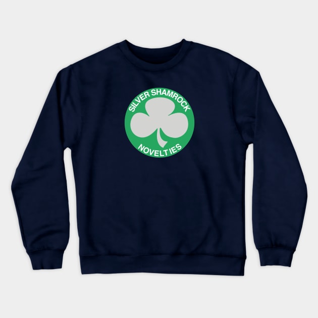 Silver Shamrock Novelties Crewneck Sweatshirt by JCD666